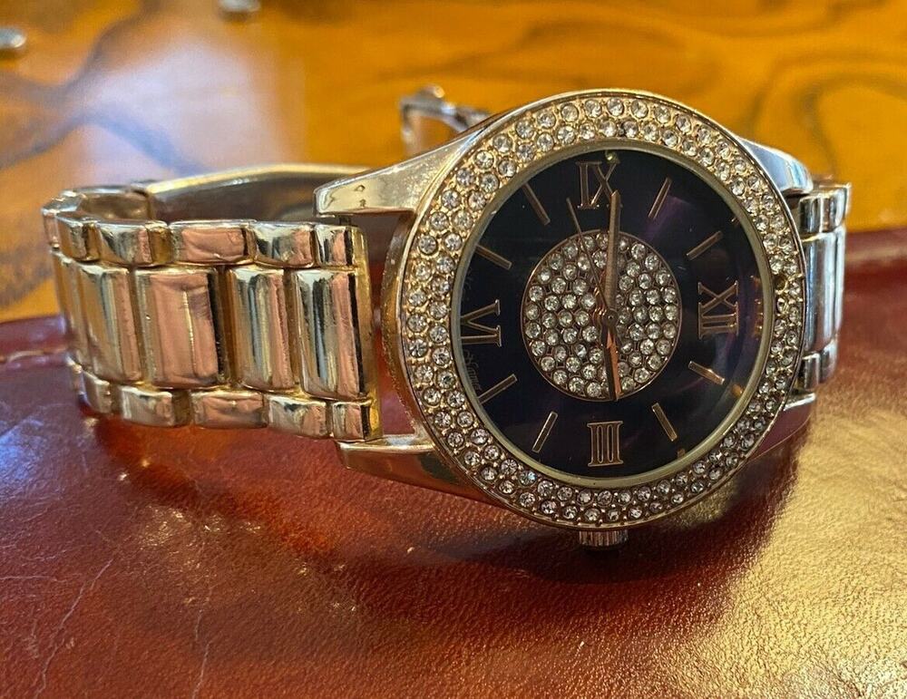 Women's 38mm Rose Gold Tone Mark Naimer Watch, MN3183, Crystal Accents